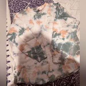 Victorias Secret Pink Tie-Dye Spirit Jersey Sweatshirt